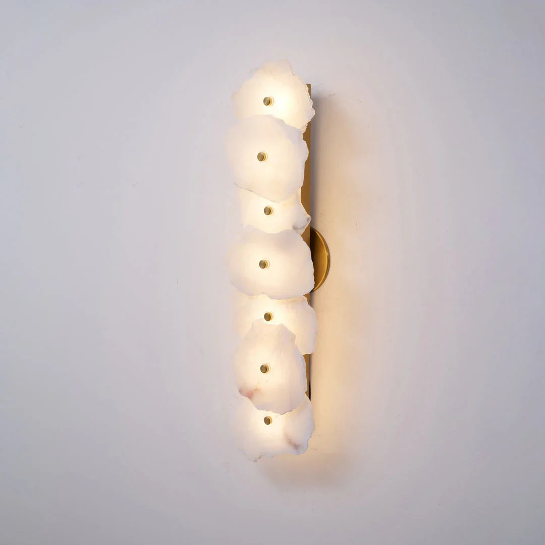 Alabaster Petra Irregular Wall Lamp