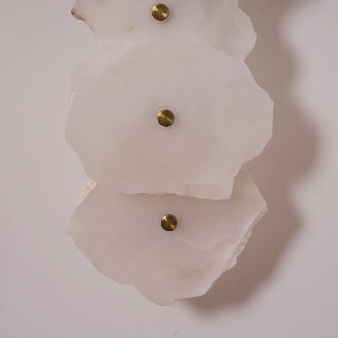 Alabaster Petra Irregular Wall Lamp