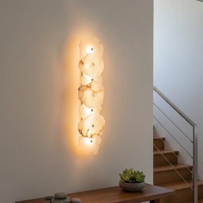 Alabaster Petra Irregular Wall Lamp