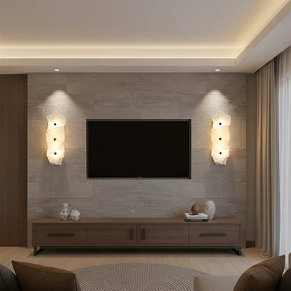Alabaster Petra Irregular Wall Lamp