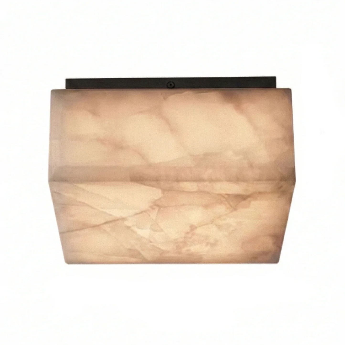 Alabaster Riviera Square Ceiling  Lamp