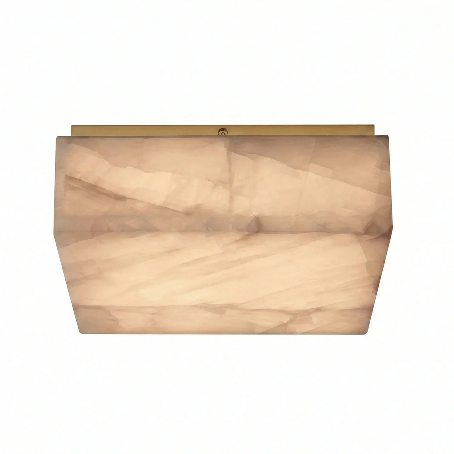 Alabaster Riviera Square Ceiling  Lamp