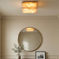 Alabaster Riviera Square Ceiling  Lamp