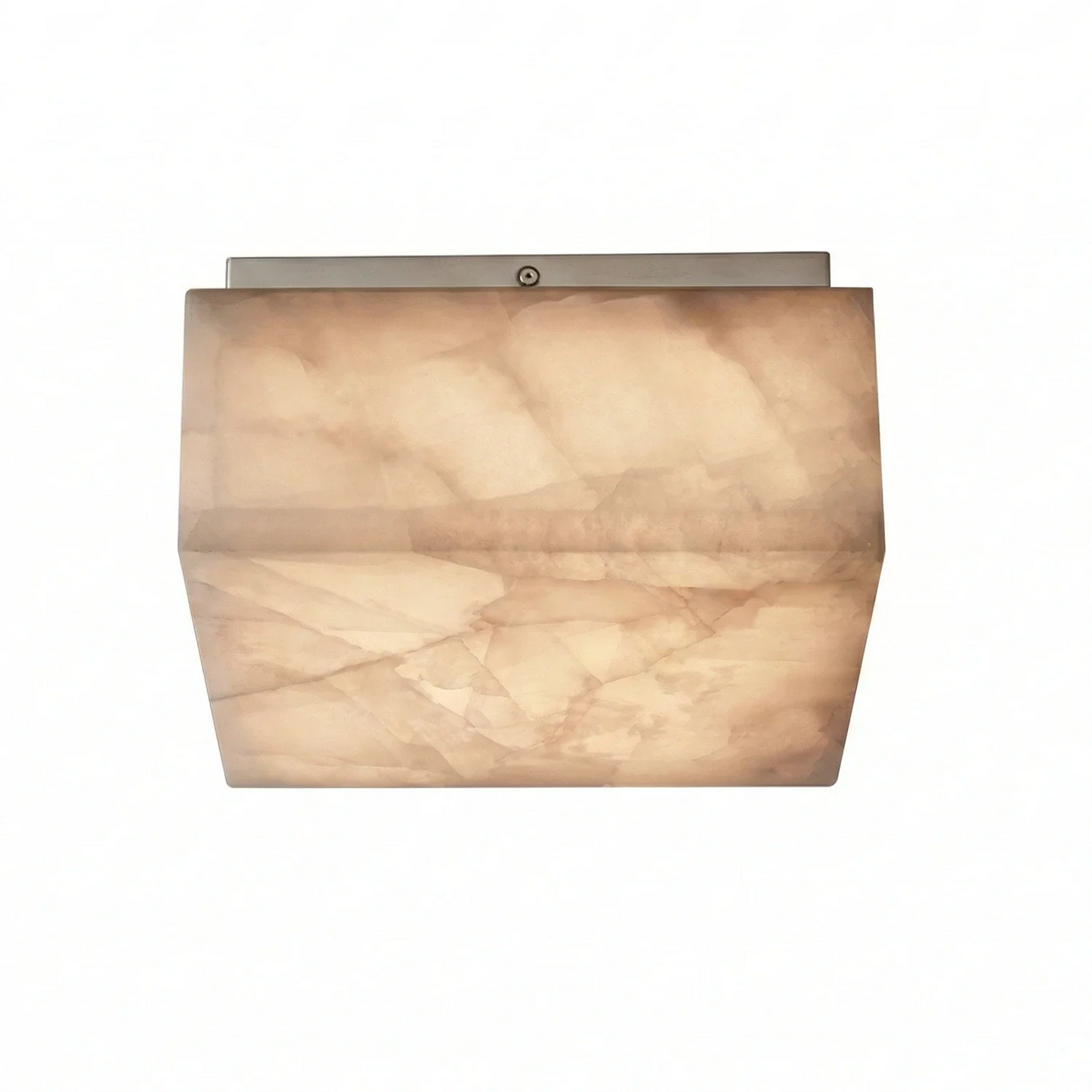 Alabaster Riviera Square Ceiling  Lamp