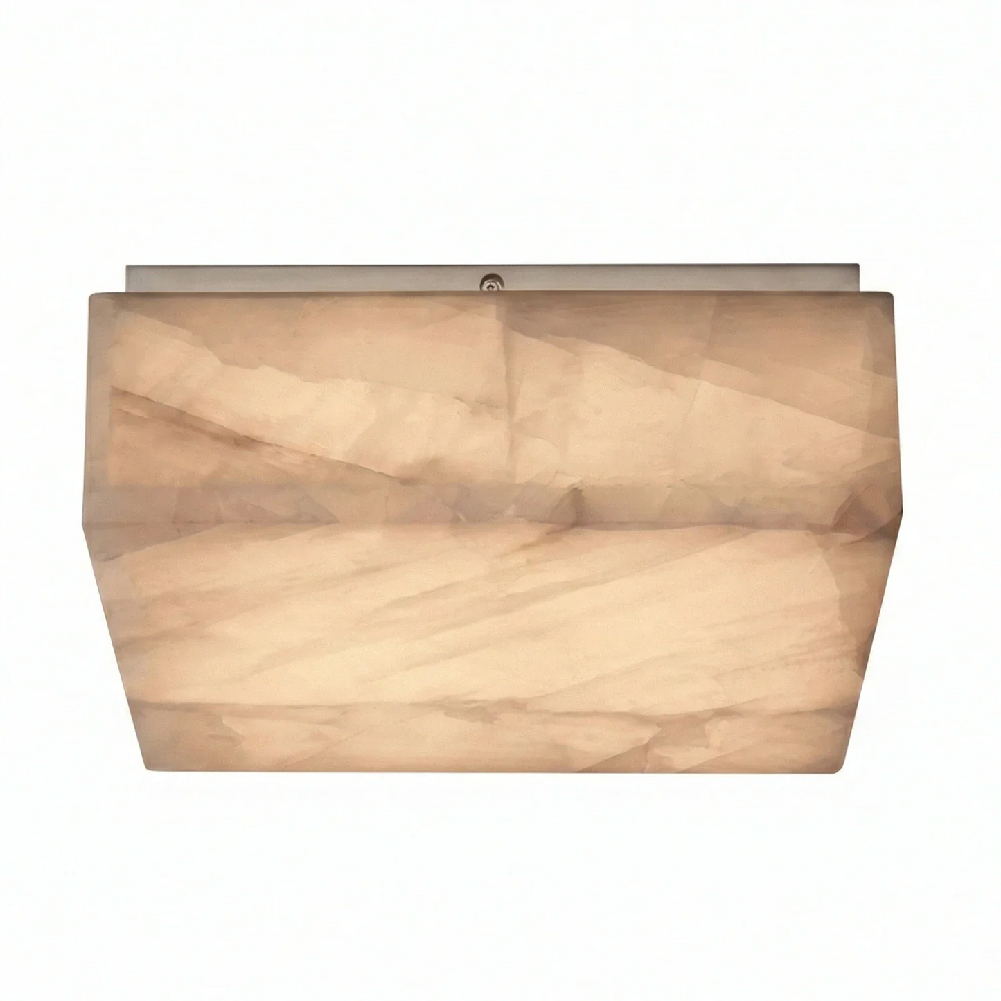 Alabaster Riviera Square Ceiling  Lamp