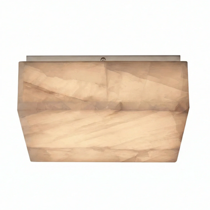 Alabaster Riviera Square Ceiling  Lamp