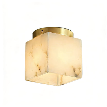 Alabaster Square Ceiling Light