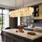 Alabaster Tiered Round Chandelier