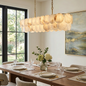 Alabaster Tiered Round Chandelier