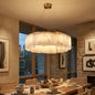 Alabaster Willamette Round Layered Chandelier
