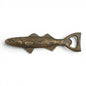 Antique Gold Aluminum Fish Bottle Opener