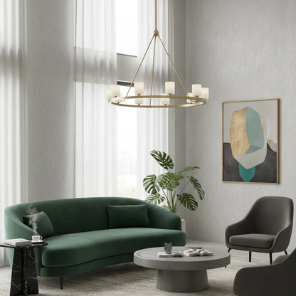 Aragon Light Alabaster Chandelier
