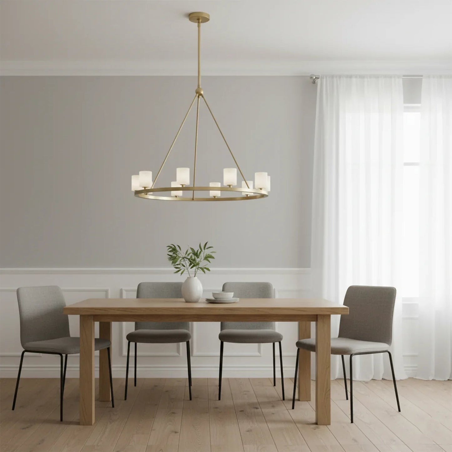 Aragon Light Alabaster Chandelier