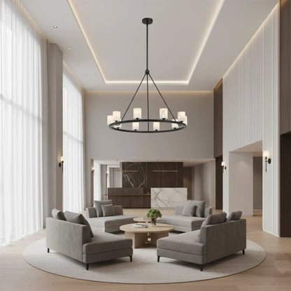 Aragon Light Alabaster Chandelier