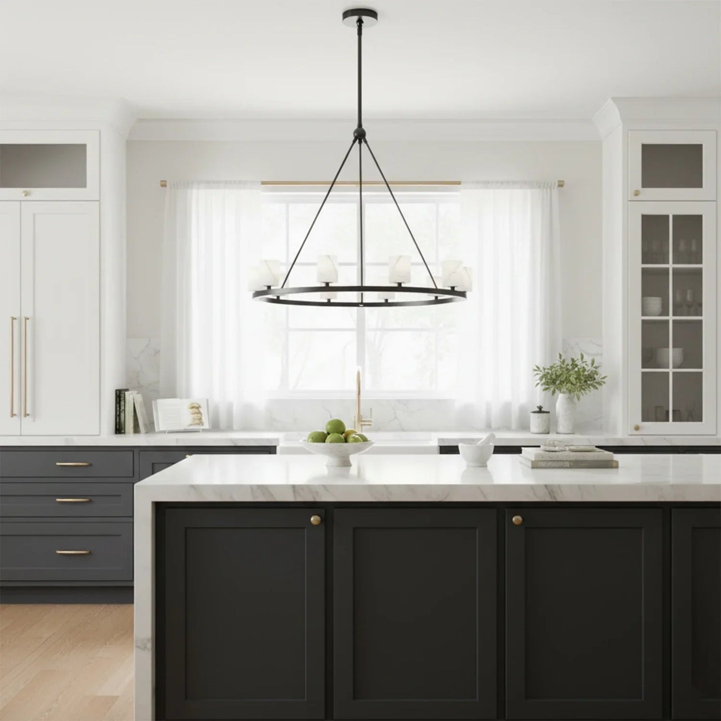 Aragon Light Alabaster Chandelier