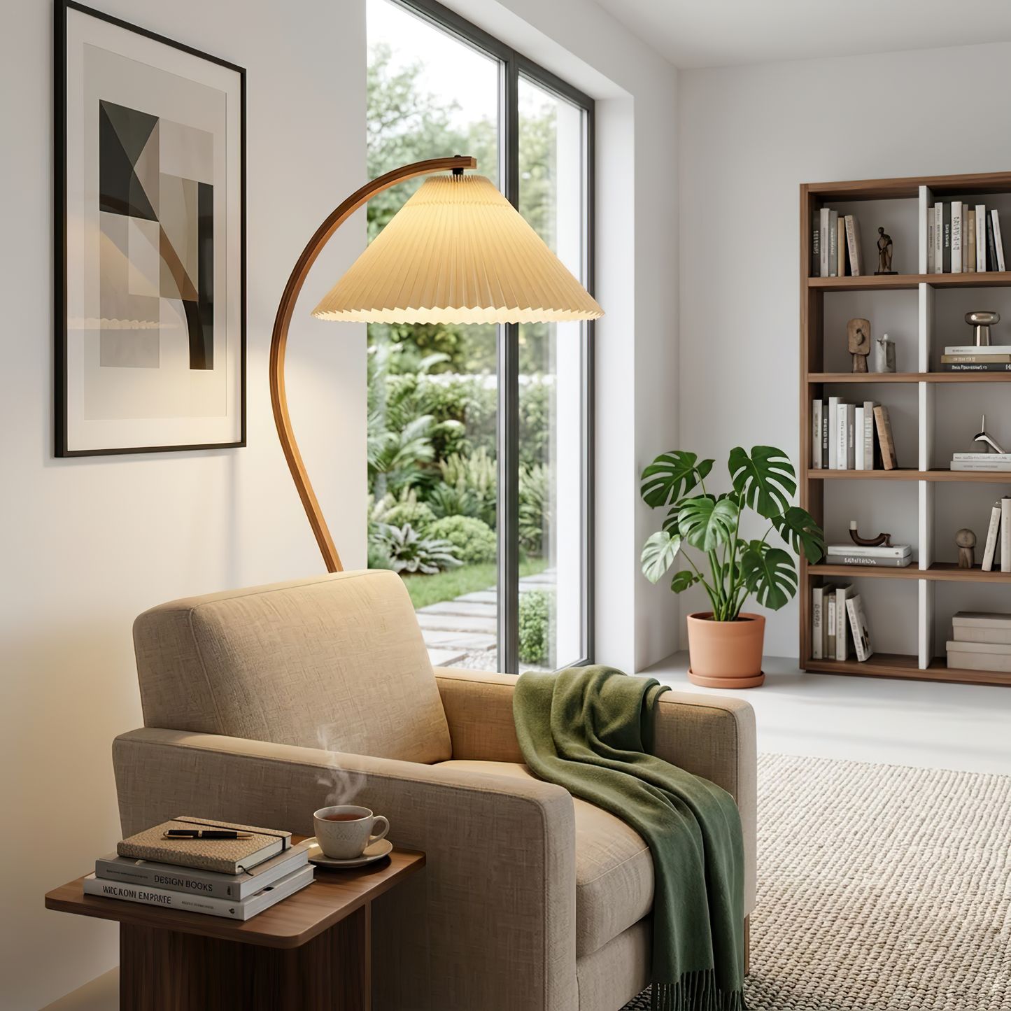 Arc Bentwood Floor Lamp