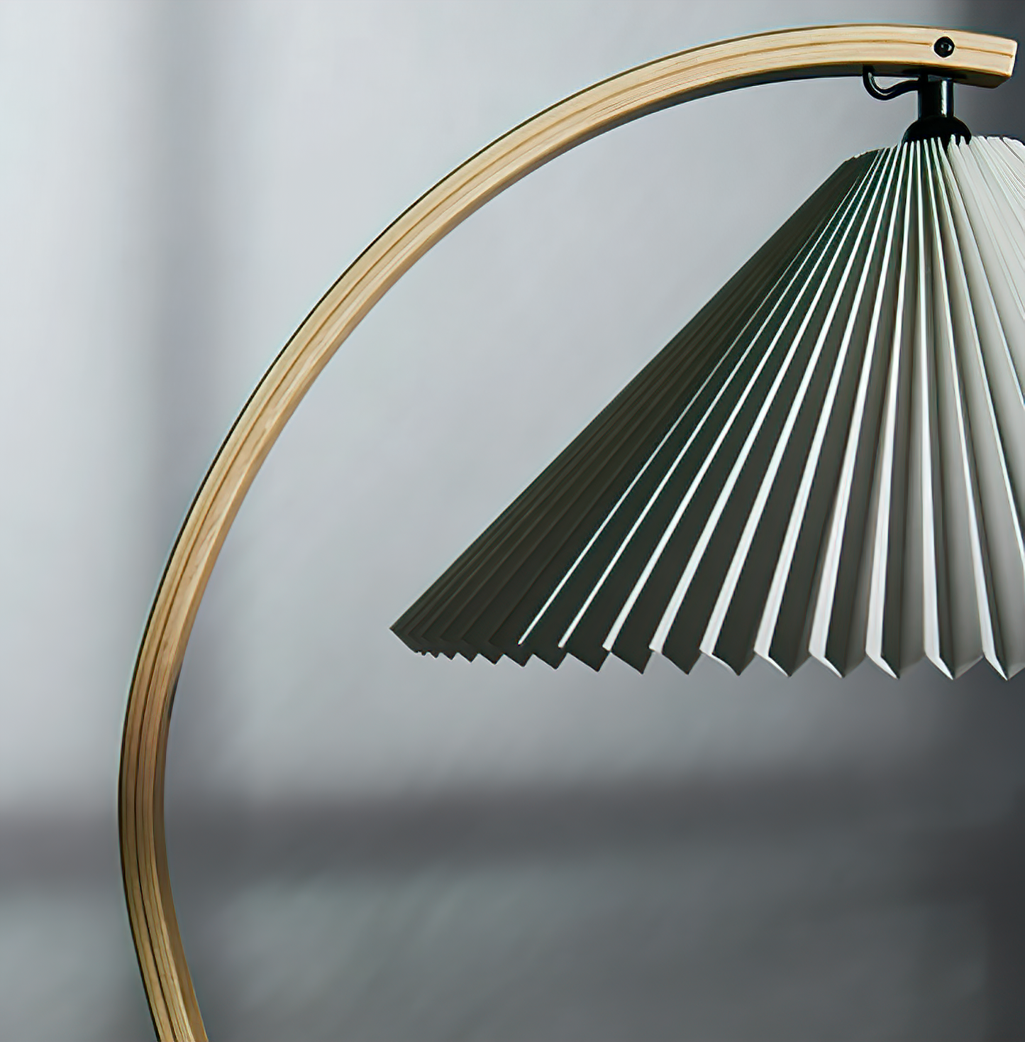 Arc Bentwood Floor Lamp