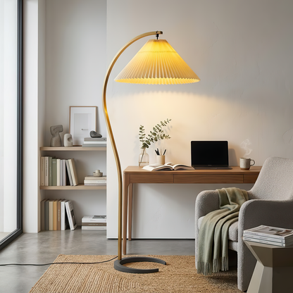 Arc Bentwood Floor Lamp