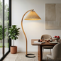 Arc Bentwood Floor Lamp