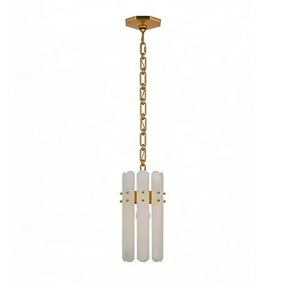 Artisanal Alabaster Large Chandelier