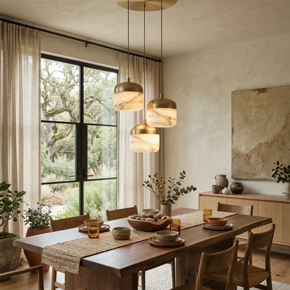 AstaVera Alabaster Pendant Light