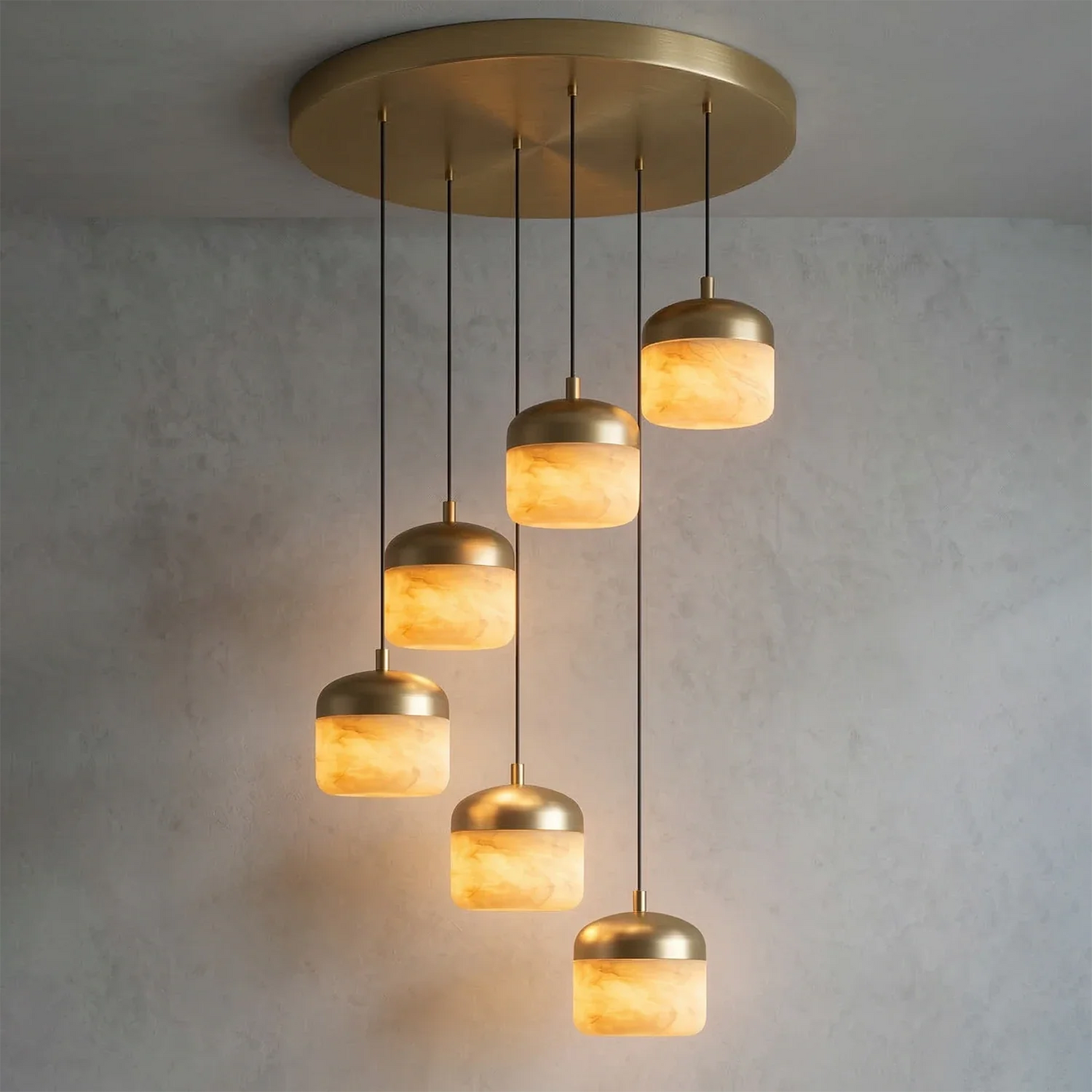 AstaVera Alabaster Pendant Light