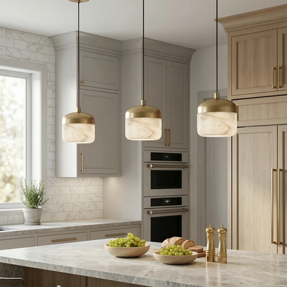 AstaVera Alabaster Pendant Light