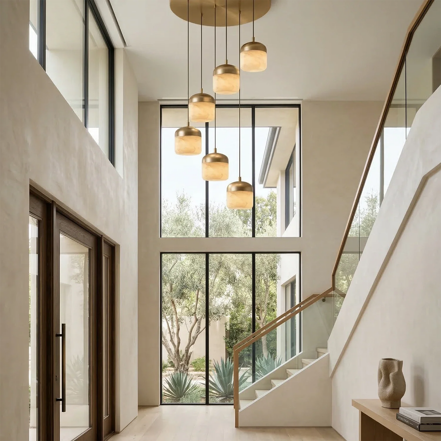 AstaVera Alabaster Pendant Light