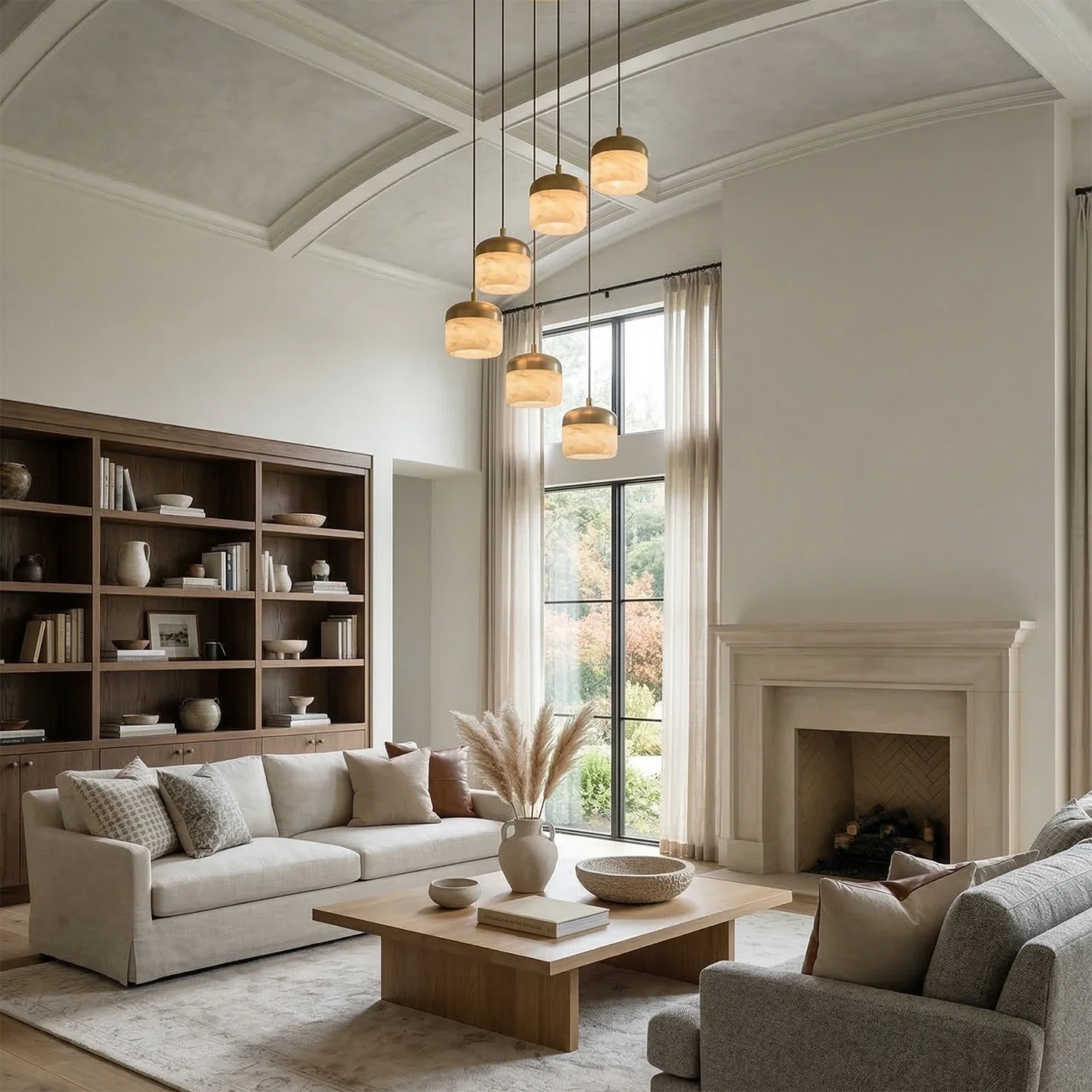 AstaVera Alabaster Pendant Light