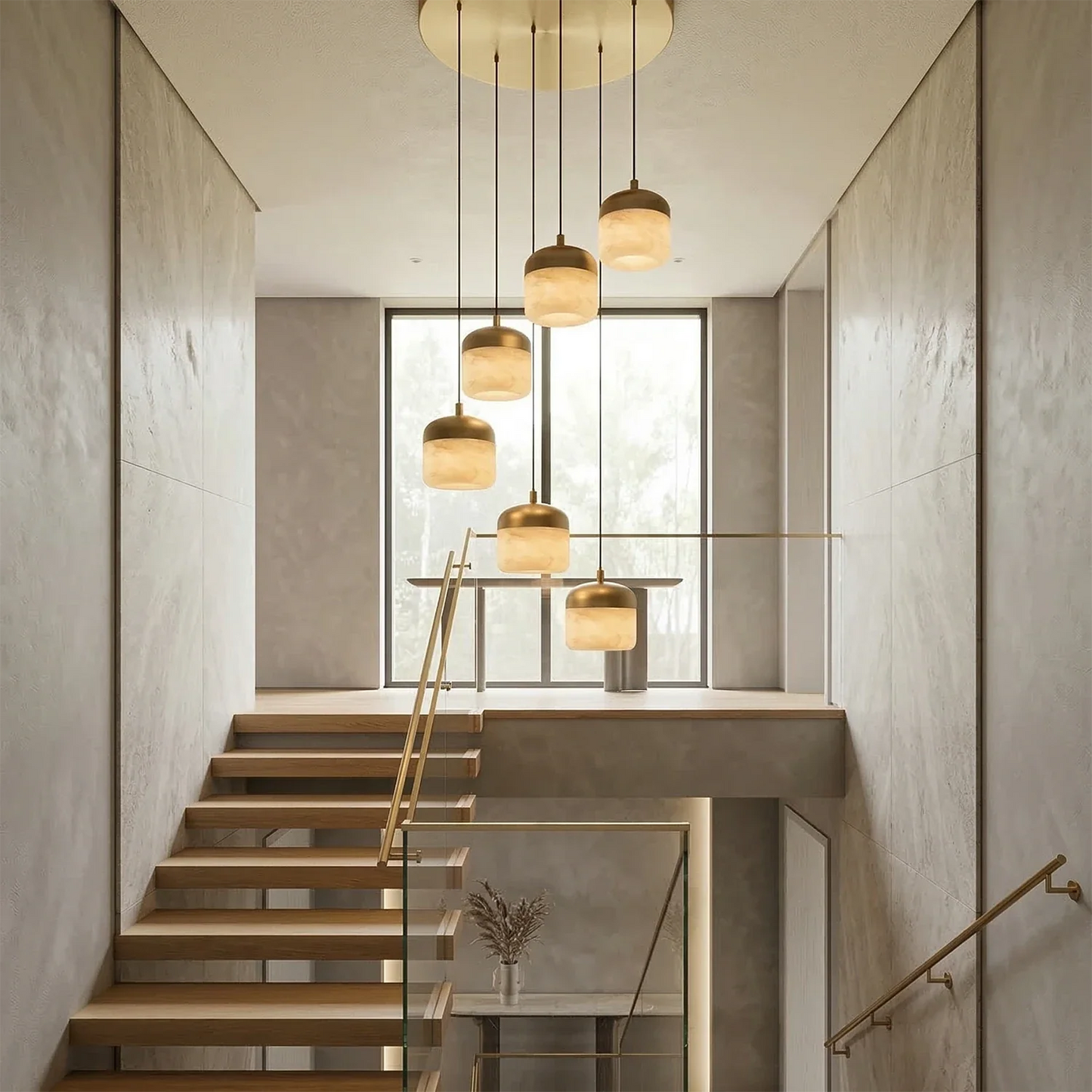 AstaVera Alabaster Pendant Light