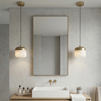 AstaVera Alabaster Pendant Light