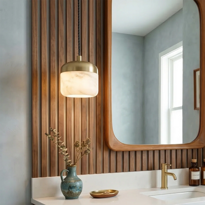 AstaVera Alabaster Pendant Light