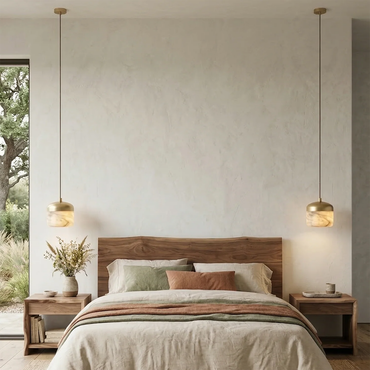 AstaVera Alabaster Pendant Light
