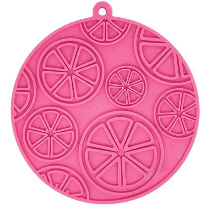Citrus Design eMat - Enrichment Lick Mat For Dogs and Cats - with Suction Cups | USA Made
