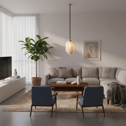 Aubrey Alabaster Pendant Light
