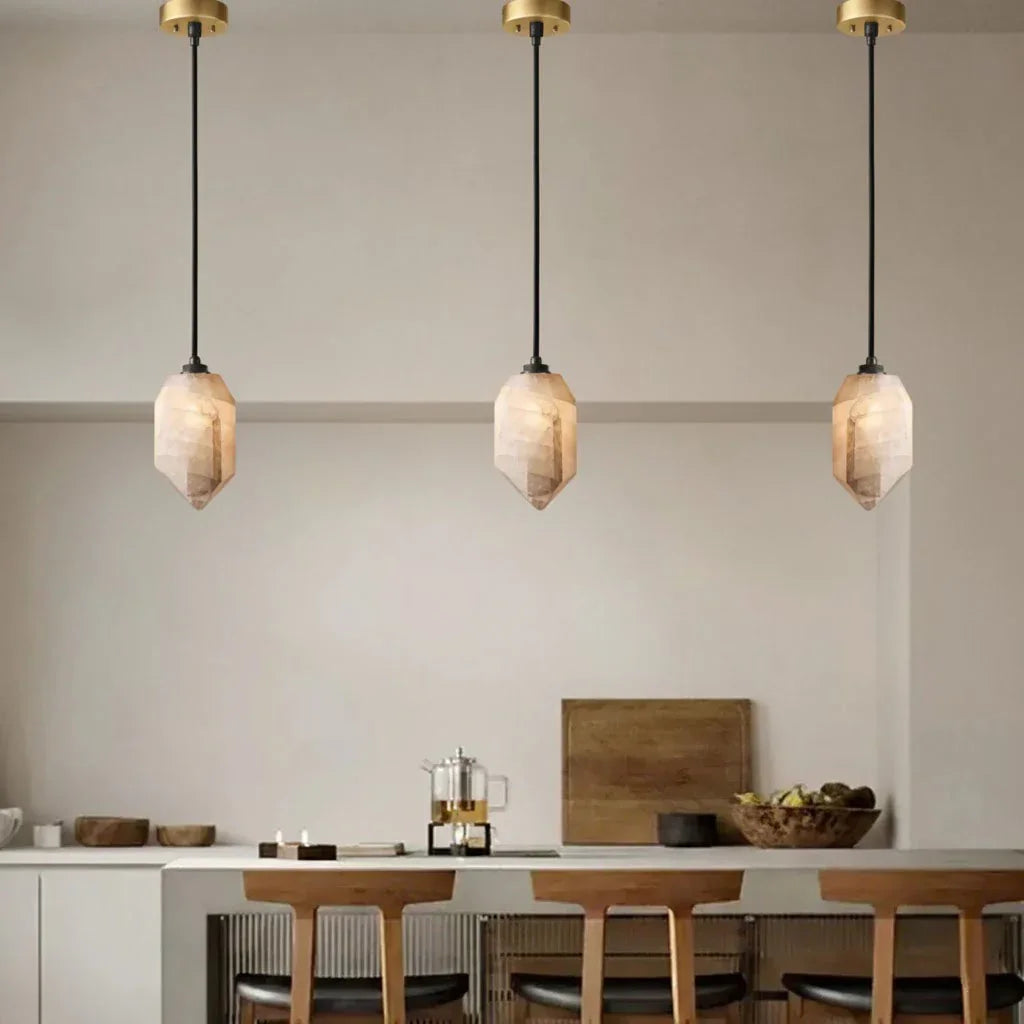 Aubrey Alabaster Pendant Light