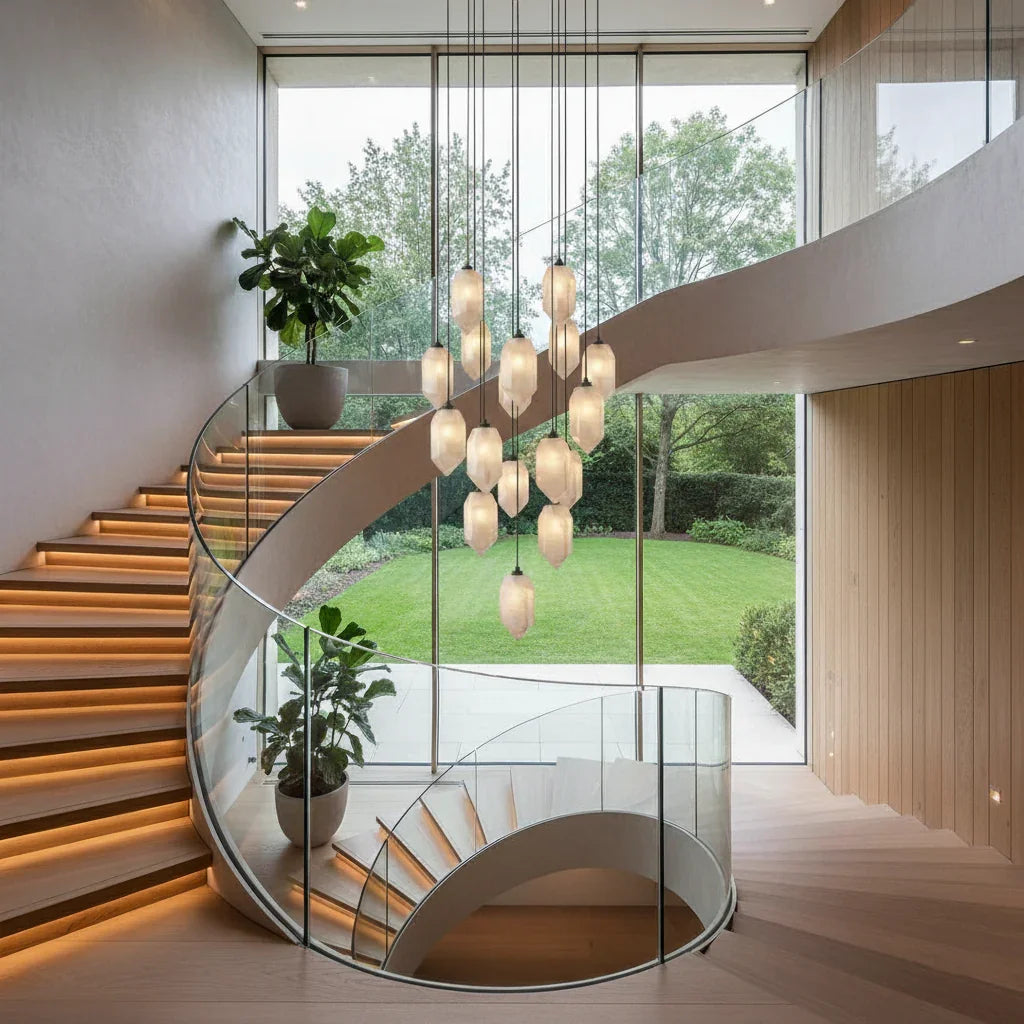 Aubrey Alabaster Pendant Light
