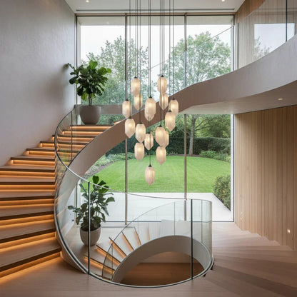 Aubrey Alabaster Pendant Light