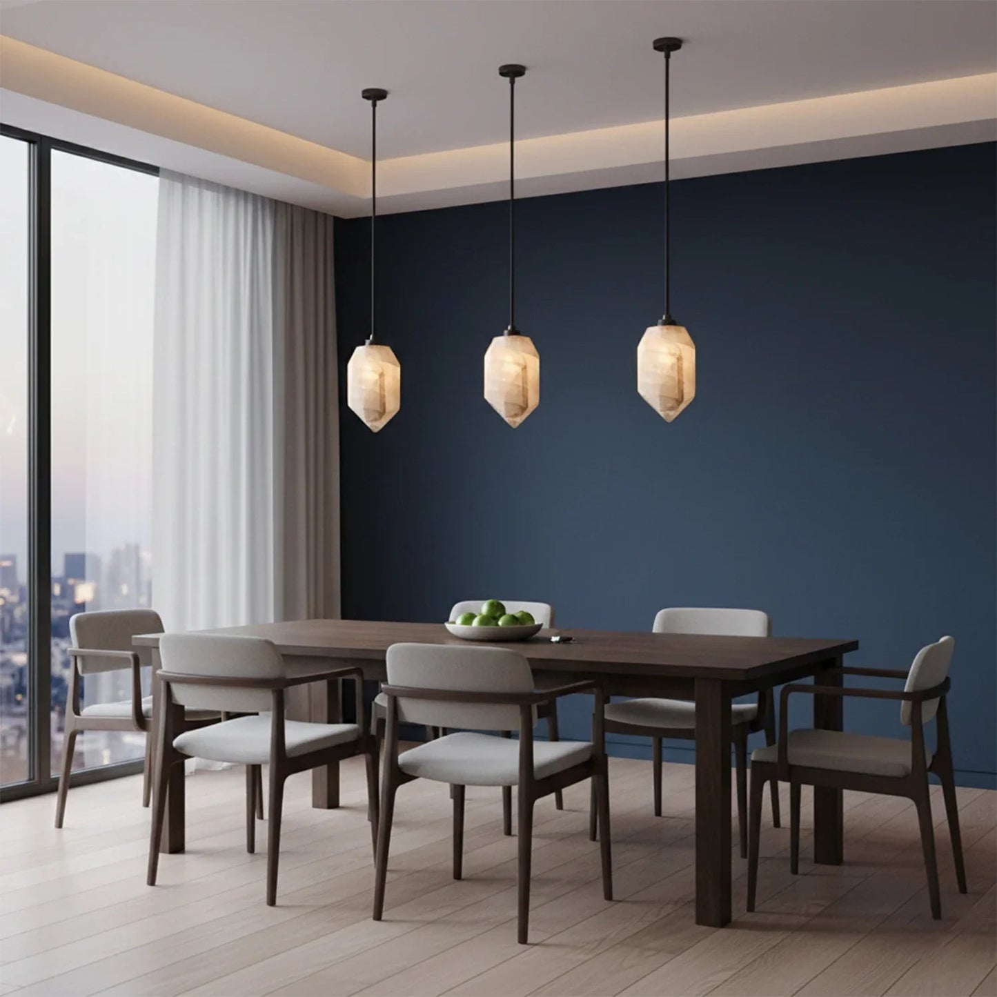 Aubrey Alabaster Pendant Light