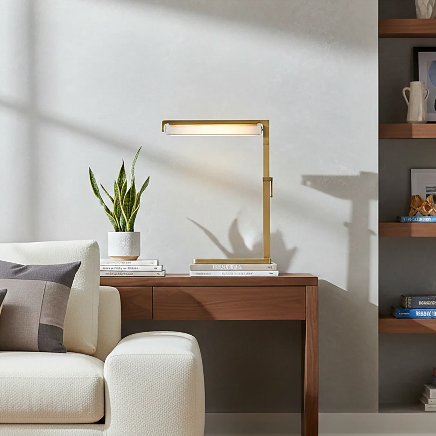 Audobos Glass Task Table Lamp
