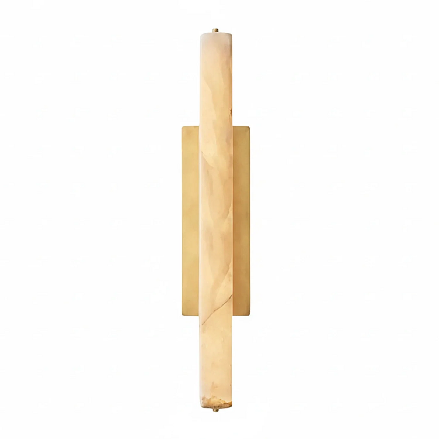 Audon Natural Linear Alabaster Stone Wall Sconce