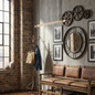 Audubon Crystal-Glow Multi-Bar Linear Chandelier