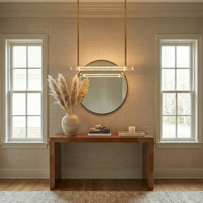 Audubon Crystal-Glow Multi-Bar Linear Chandelier