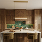 Audubon Crystal-Glow Multi-Bar Linear Chandelier