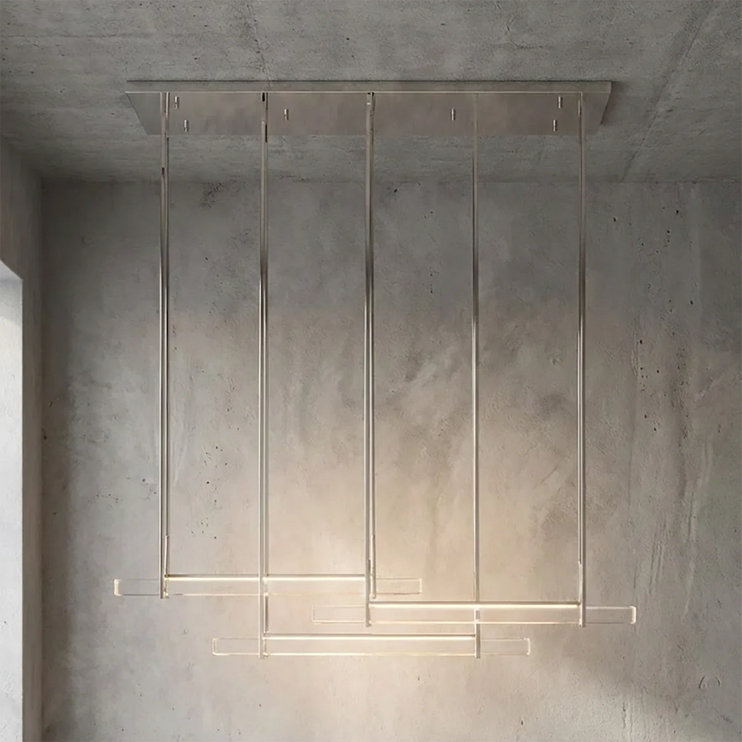 Audubon Crystal-Glow Multi-Bar Linear Chandelier
