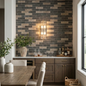 Audubonne Minimalist Crystal Column Sconce