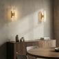 Audubonne Minimalist Crystal Column Sconce