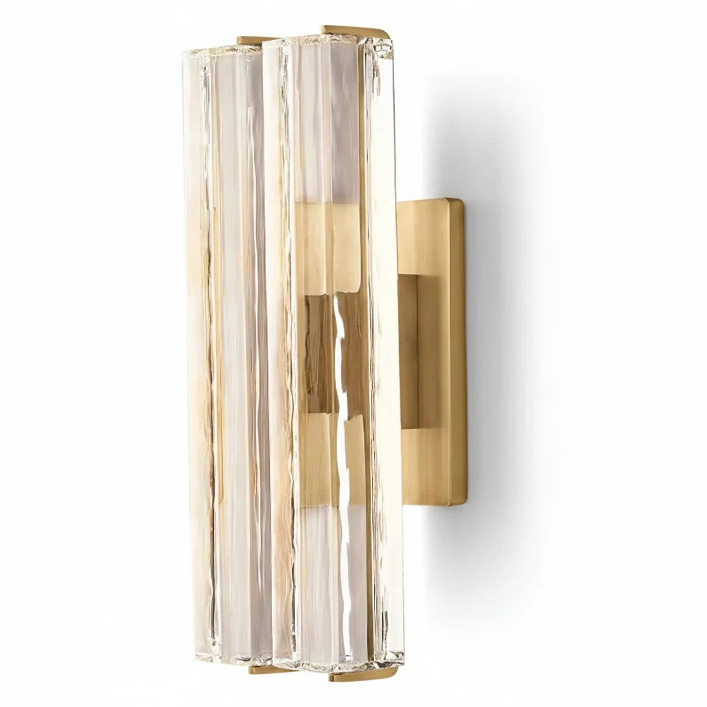 Audubonne Minimalist Crystal Column Sconce