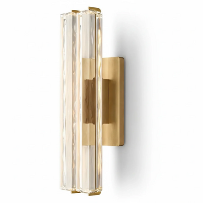 Audubonne Minimalist Crystal Column Sconce