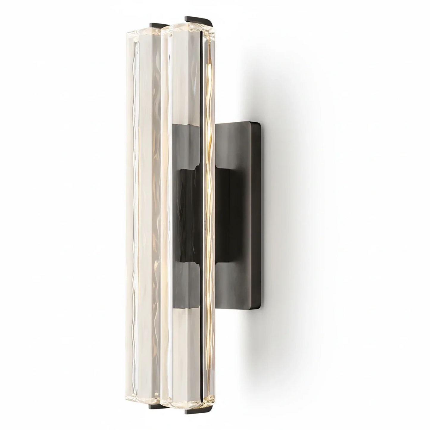 Audubonne Minimalist Crystal Column Sconce